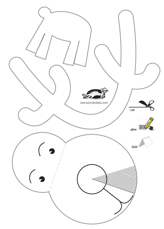 statistieken Terugbetaling letterlijk Rendier 3d groot - Knutselen!